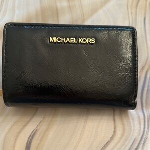 Michael Kors Black Leather Wallet